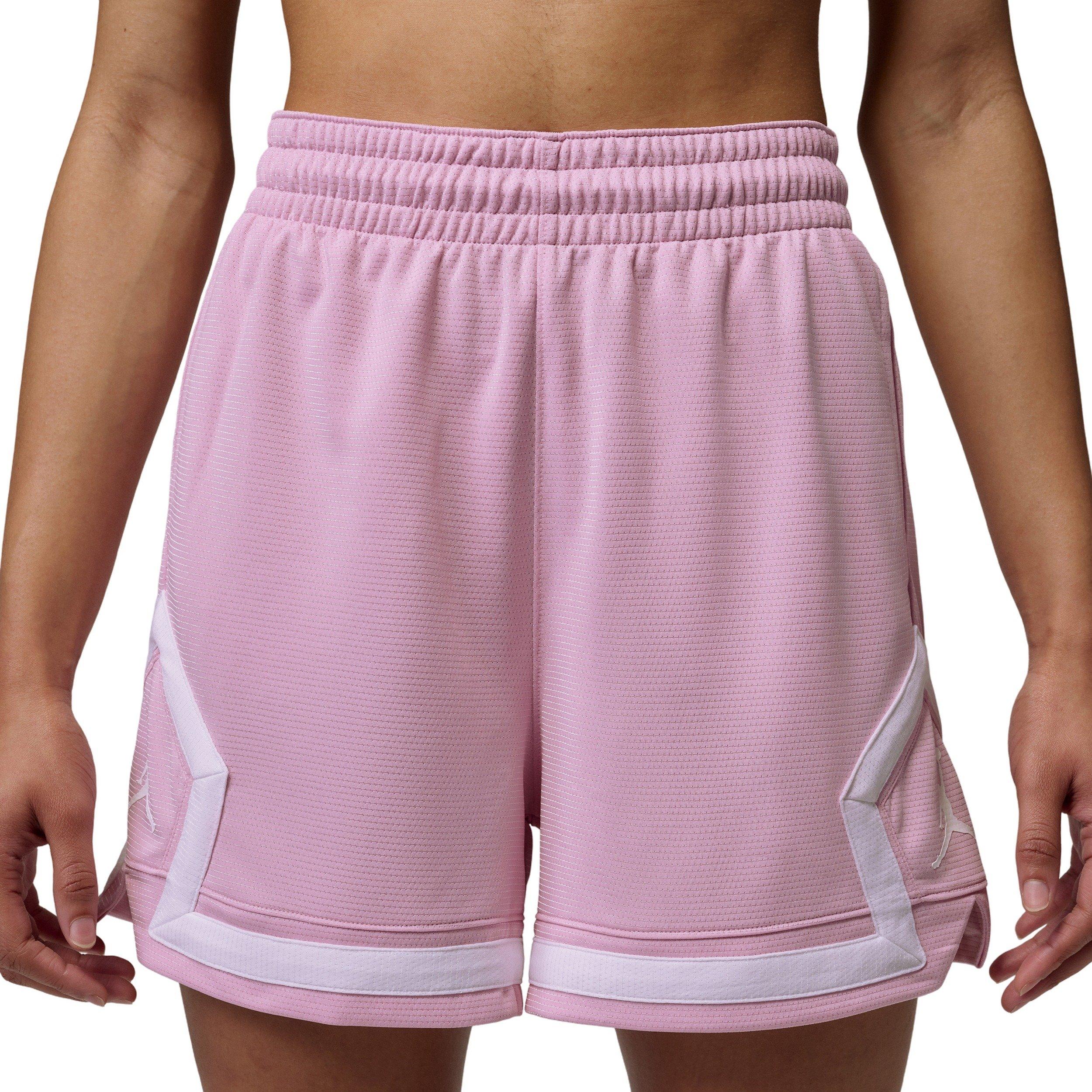 Jordan Women's Sport 4" Diamond Shorts - PINK/WHITE
